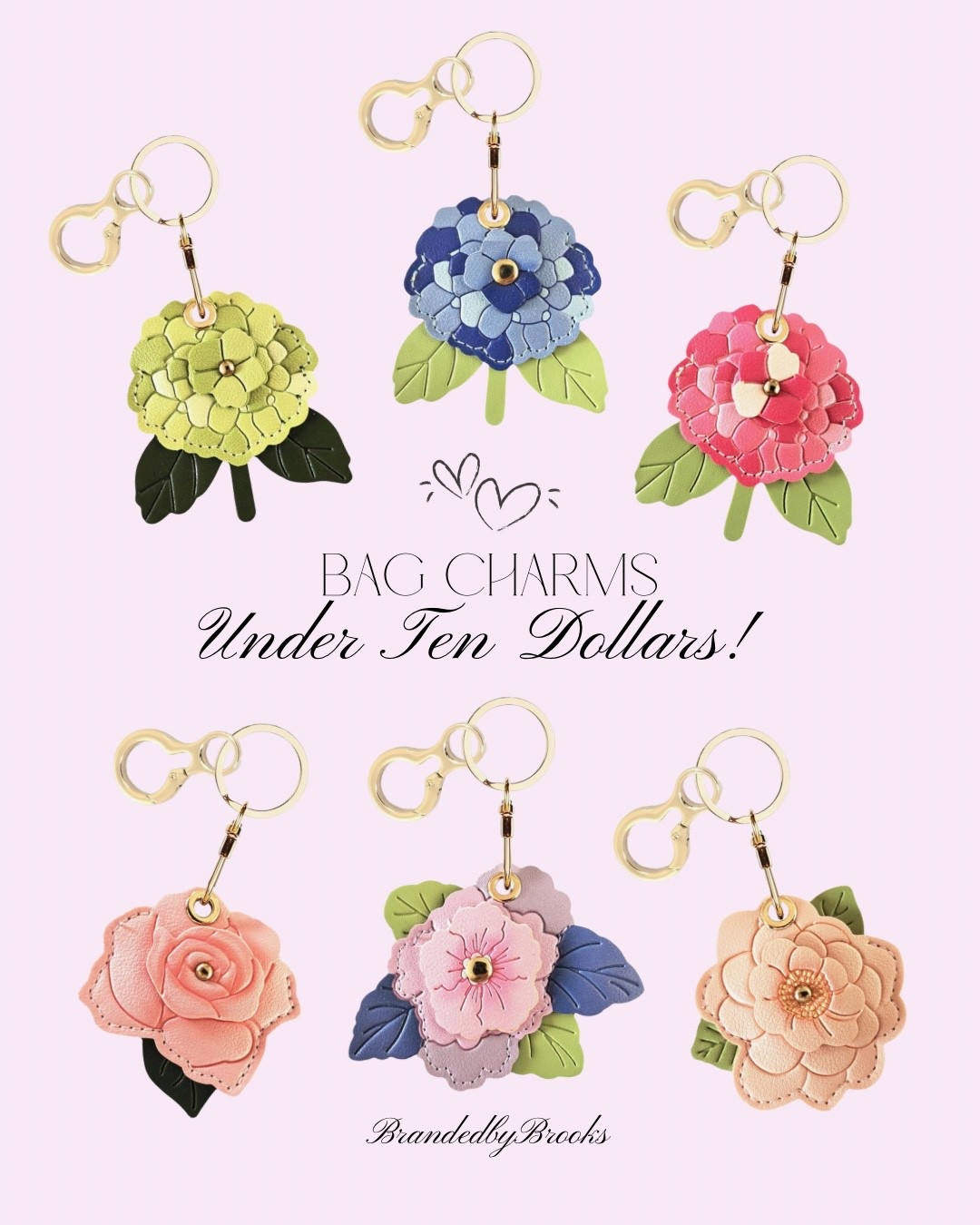 The CUTEST bag charms under $10 🌸✨ Florals all season long and the perfect little pop for any tote or purse — such an easy way to elevate your everyday bag without spending a fortune!

#LTKSeasonal #LTKSaleAlert #LTKSpringSale