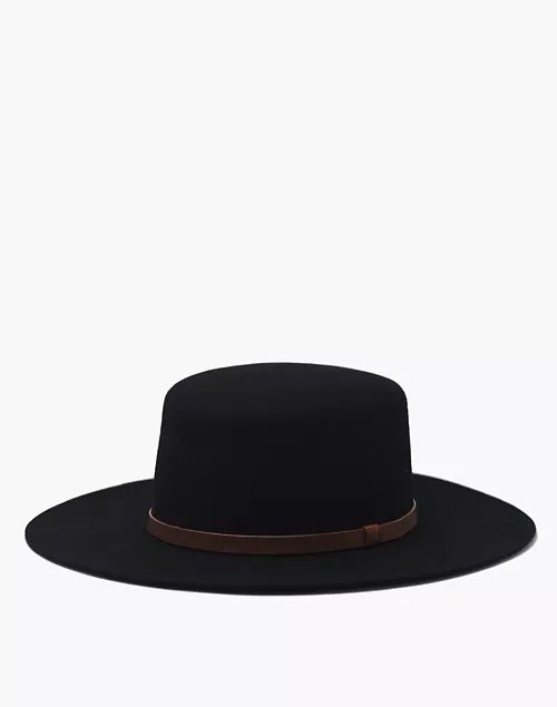 WYETH™ Wool Kennedy Boater Hat | Madewell