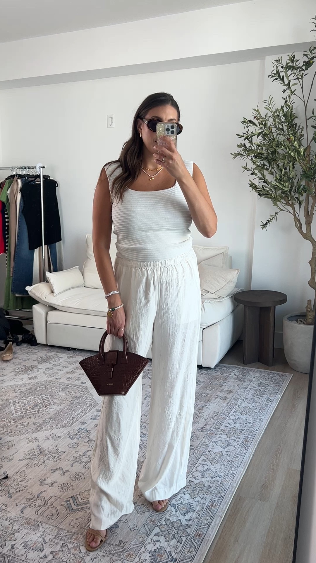 Lightweight white pants that actually work for tall girls 🤍 Flowy, flattering, and easy to dress up or down. I love these with a simple tank and sandals for an effortless summer outfit.

Keywords:
pants for tall girls, tall girl pants, long inseam pants, wide leg white pants, flowy summer pants, lightweight pants, neutral outfit, white pants outfit, casual chic outfit, everyday outfit, comfy pants, tall women fashion, minimal summer outfit

#LTKTall #LTKPlusSize #LTKMidsize