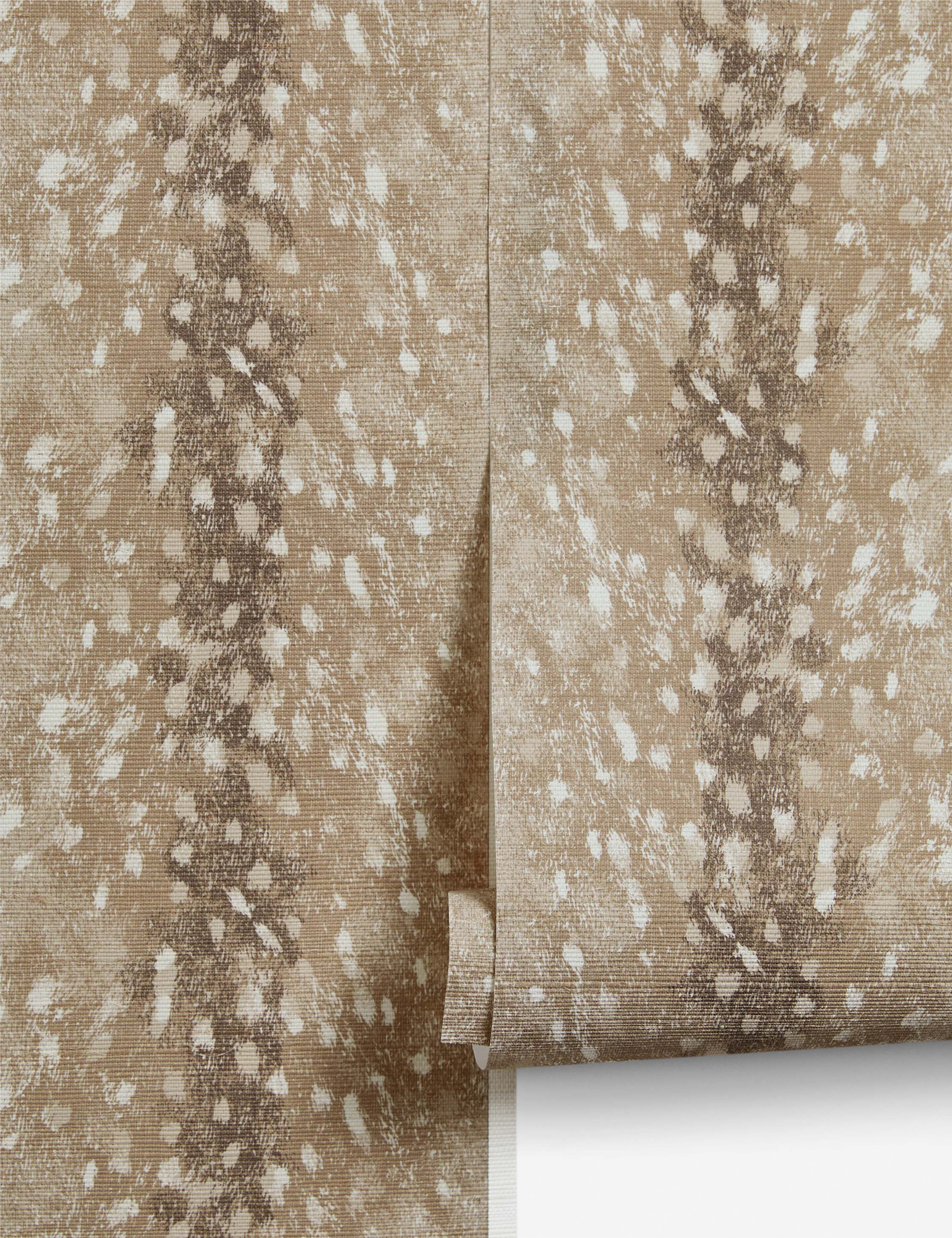 Deer Grasscloth Wallpaper by Nathan Turner | Lulu and Georgia 