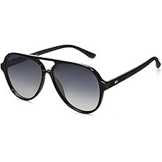 SOJOS Classic Polarized Aviator Sunglasses for Women Men, Retro Trendy Aviators Shades SJ2201, Bl... | Amazon (US)