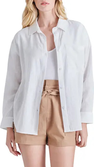 Oversize Linen Blend Shirt | Nordstrom Rack