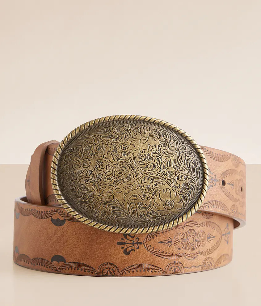 Western Embossed Belt | Buckle