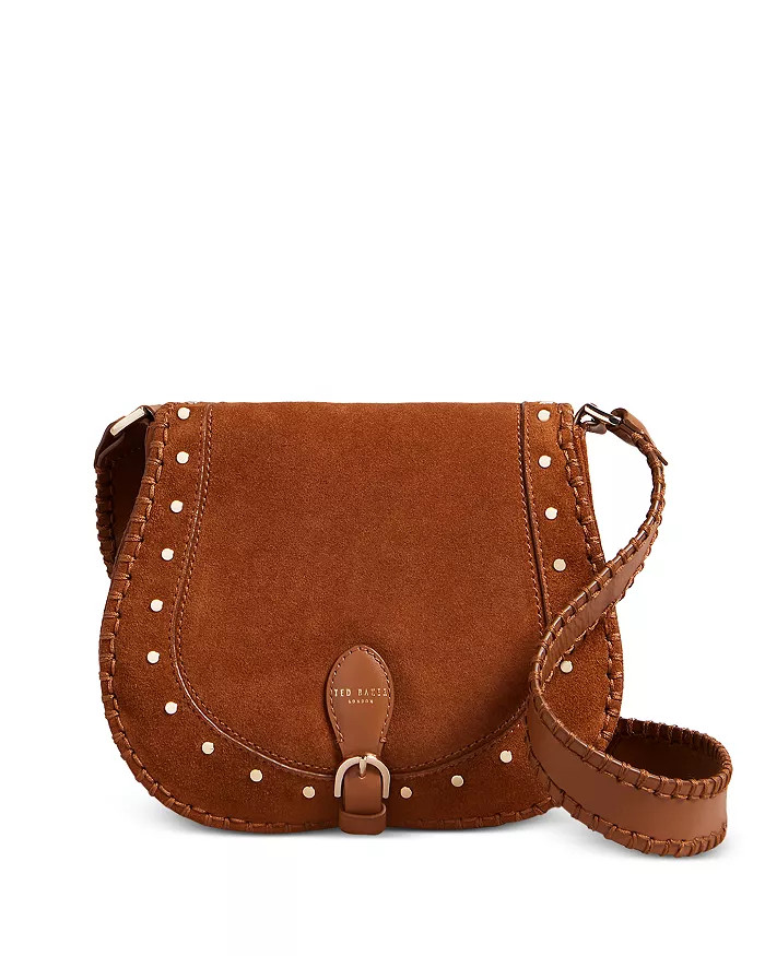 Kalrin Studded Suede Saddle Bag | Bloomingdale's (US)