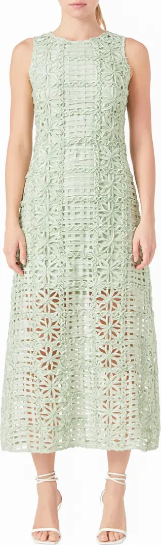 Endless Rose Textured Sleeveless Maxi Dress | Nordstrom | Nordstrom