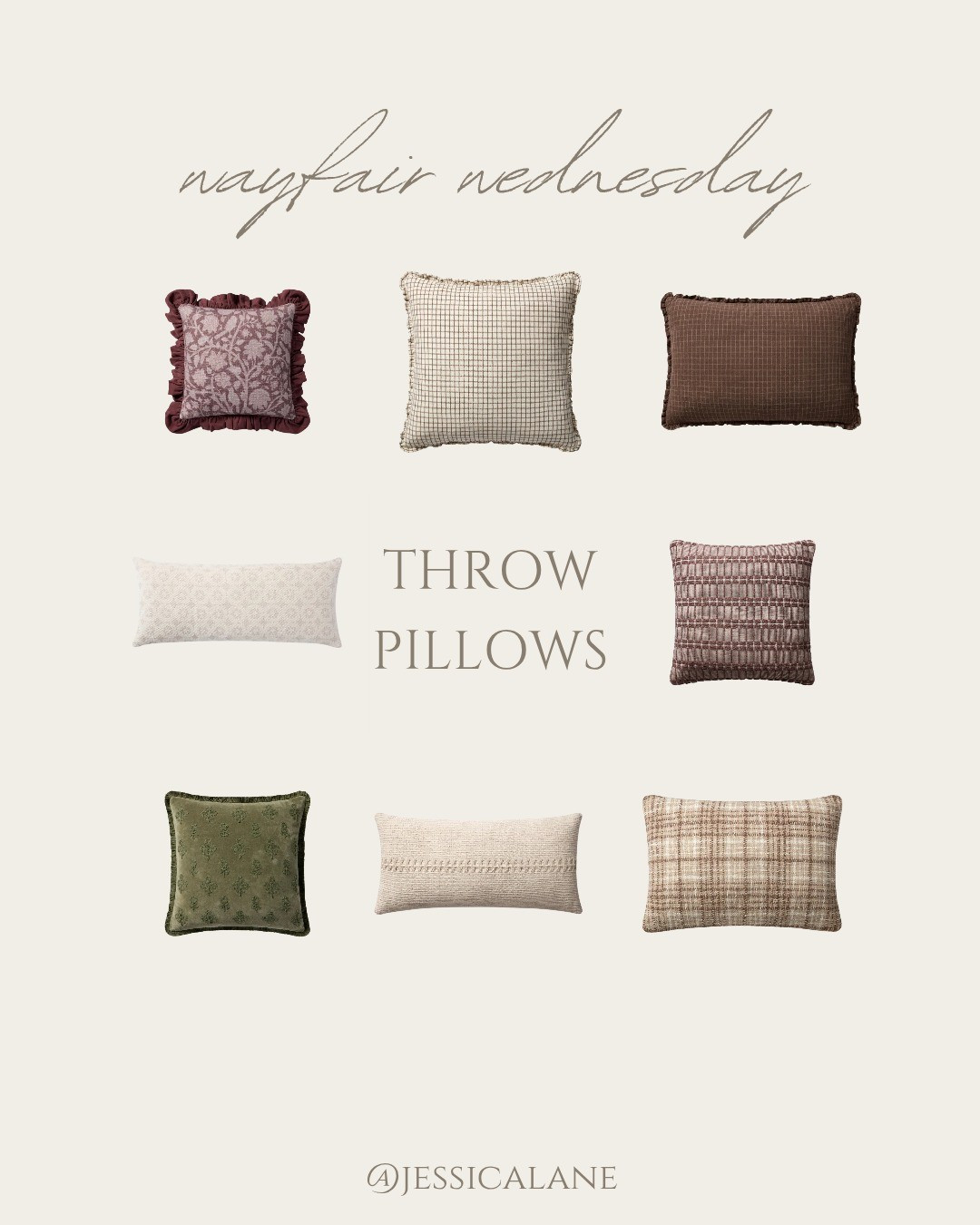 High-quality accent pillows featuring tactile fabrics and organic patterns. Curated textures that add warmth to sofas and bedding.#homedecor #textiledesign #interiors #cozyhome

#LTKSpringSale #LTKSaleAlert #LTKHome