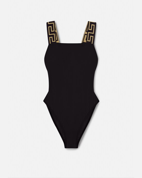 Greca Border One-Piece Swimsuit | Versace (US)