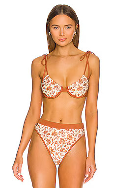 Tularosa Shia Top in Antique Rust Floral from Revolve.com | Revolve Clothing (Global)