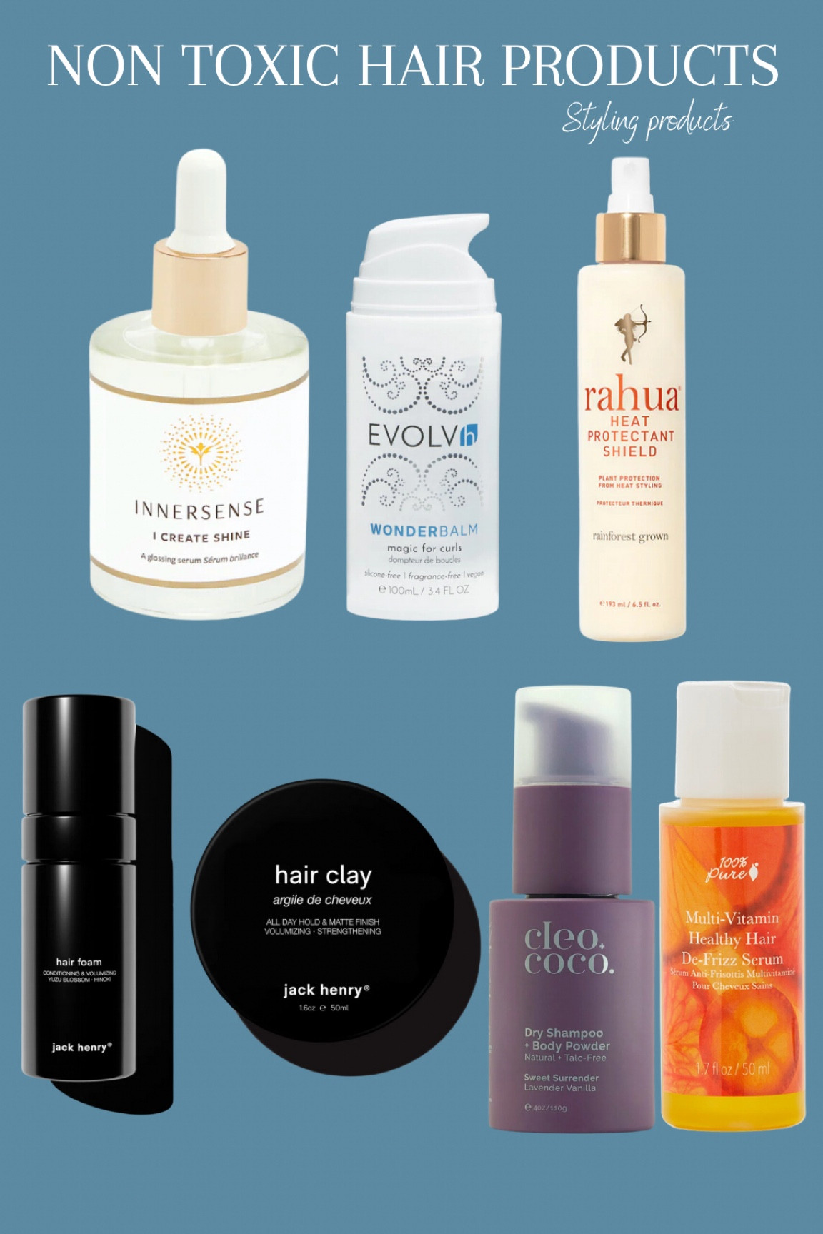 NON TOXIC HAIR PRODUCTS: styling products made with clean ingredients! 
✨Code KARLY on Evolvh 

#LTKfamily #LTKbeauty #LTKFind