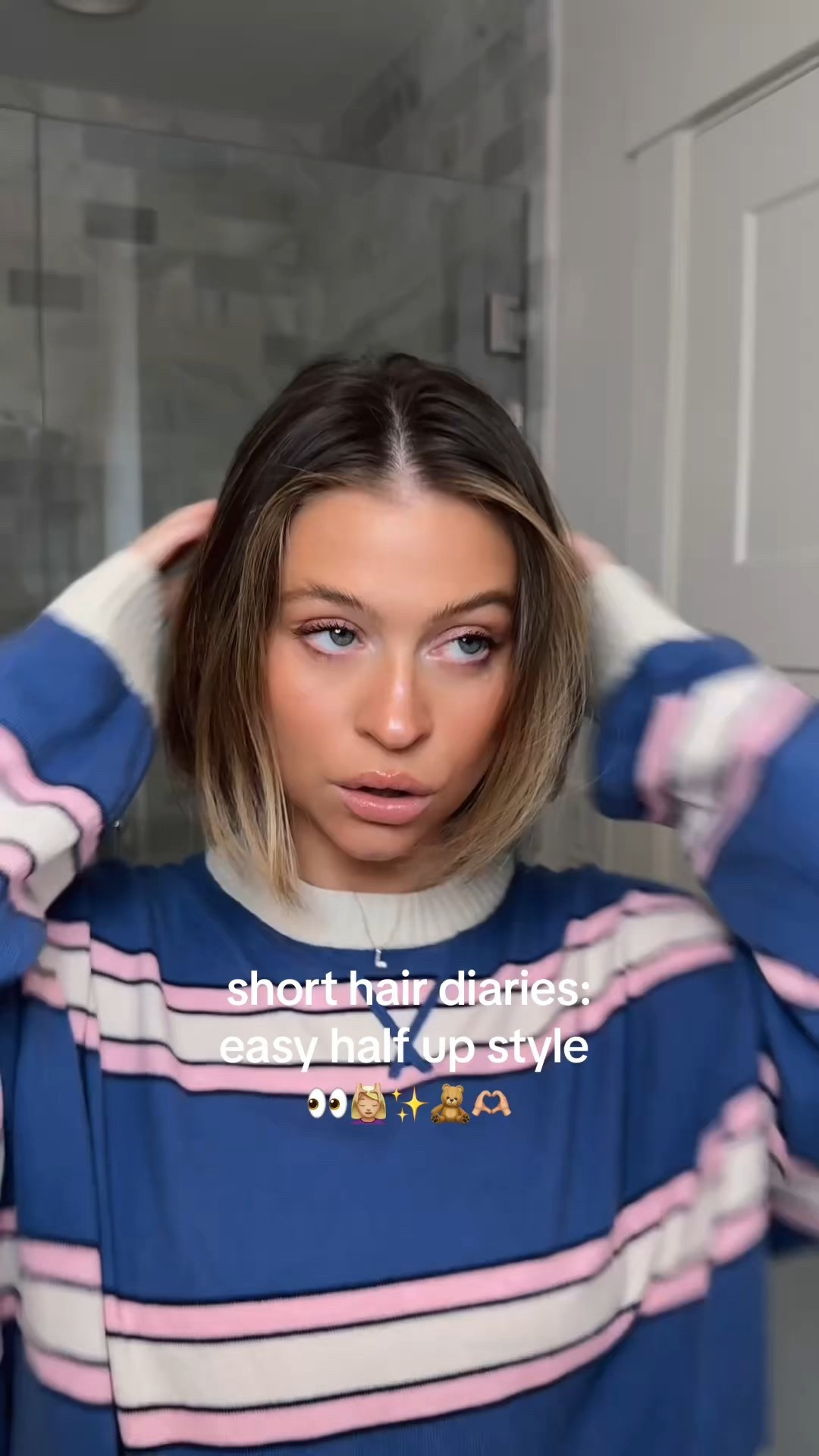 Short hair style!! Easy half up 

#LTKgrwm #LTKBeauty