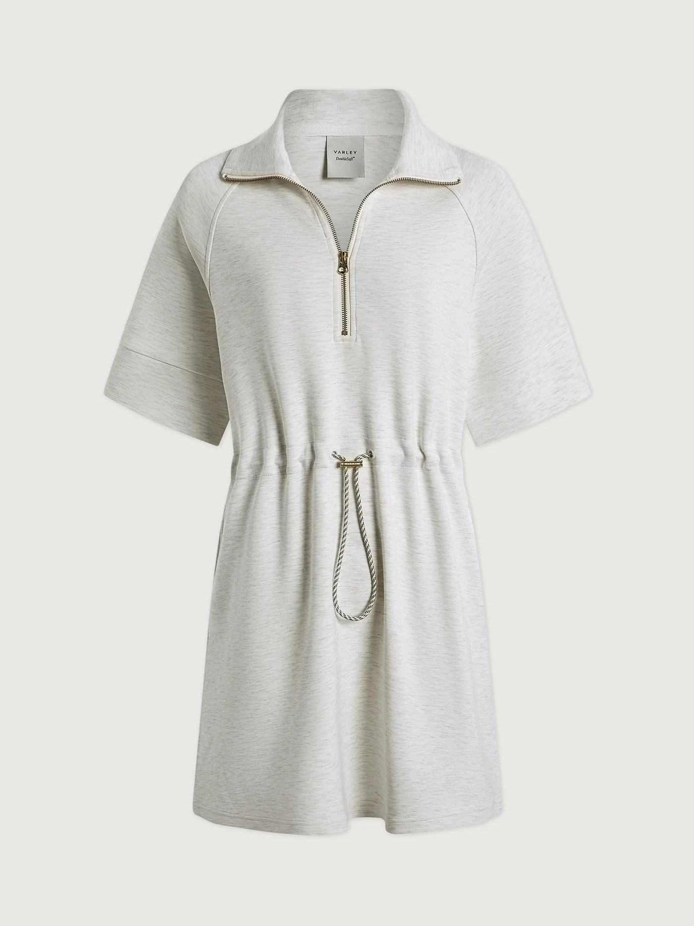 Paisley Half Zip Dress | Varley US, Ivory Marl / XL | Varley US