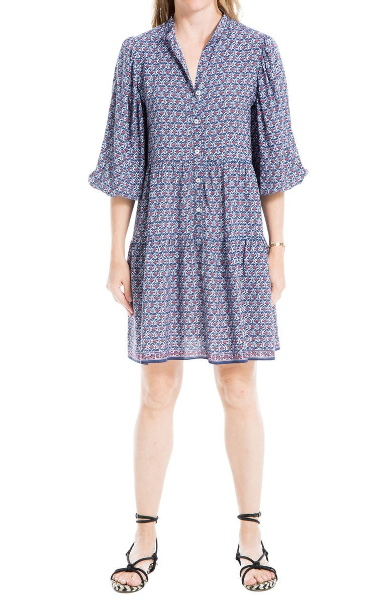 Ditsy Print 3/4 Sleeve Dress | Nordstromrack | Nordstrom Rack