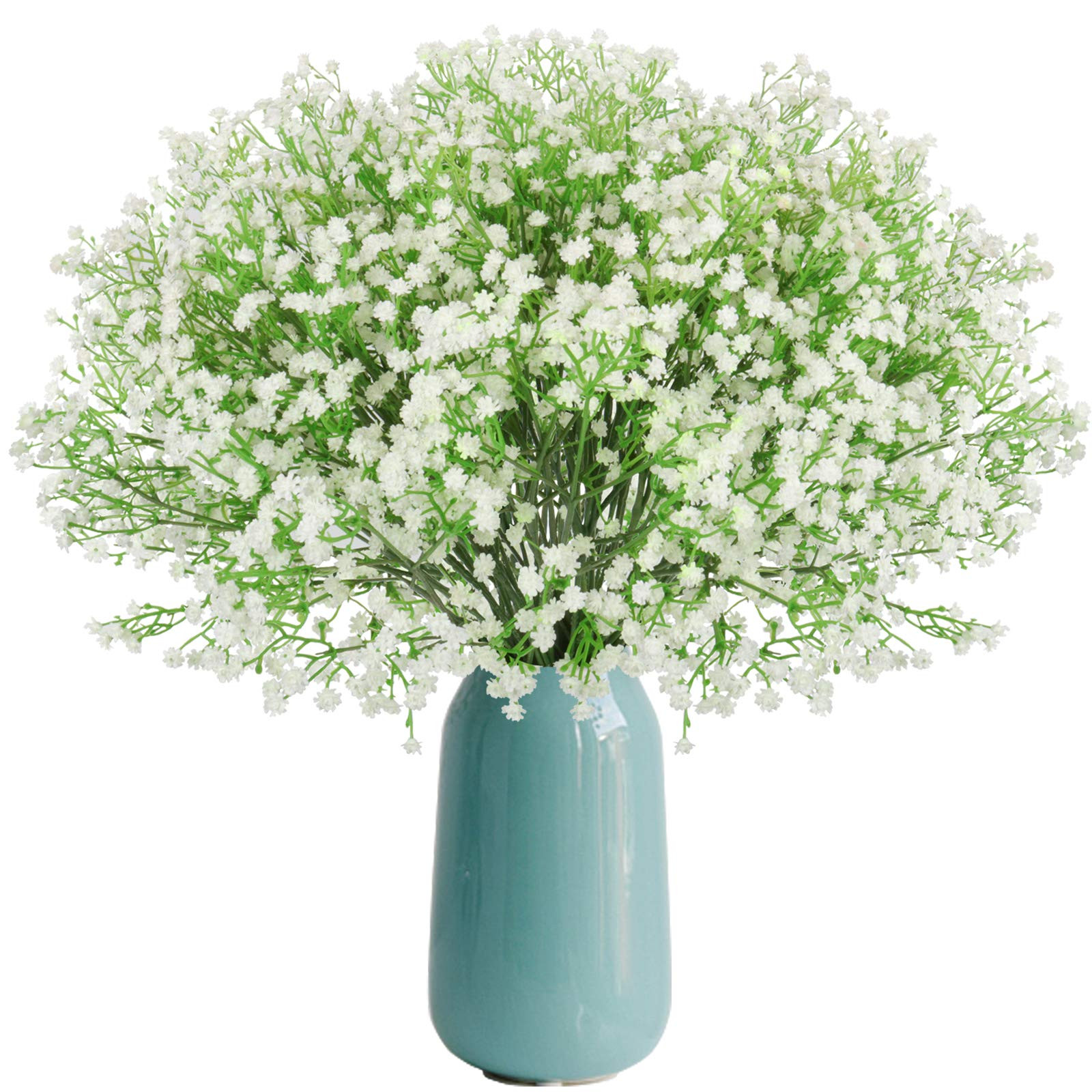 Beferr 12 Pcs Gypsophila Baby Breath Artificial Flowers Bouquet, Baby's Breath Fake Flowers for Home | Amazon (UK)