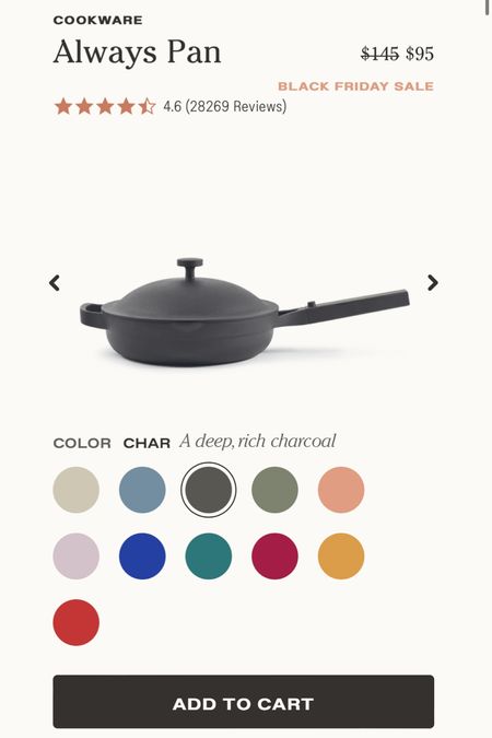 Always Pan is on sale for Black Friday! Non-toxic and perfect for cooking! #alwayspan #nontoxic non toxic pan

#LTKunder100 #LTKCyberweek #LTKhome