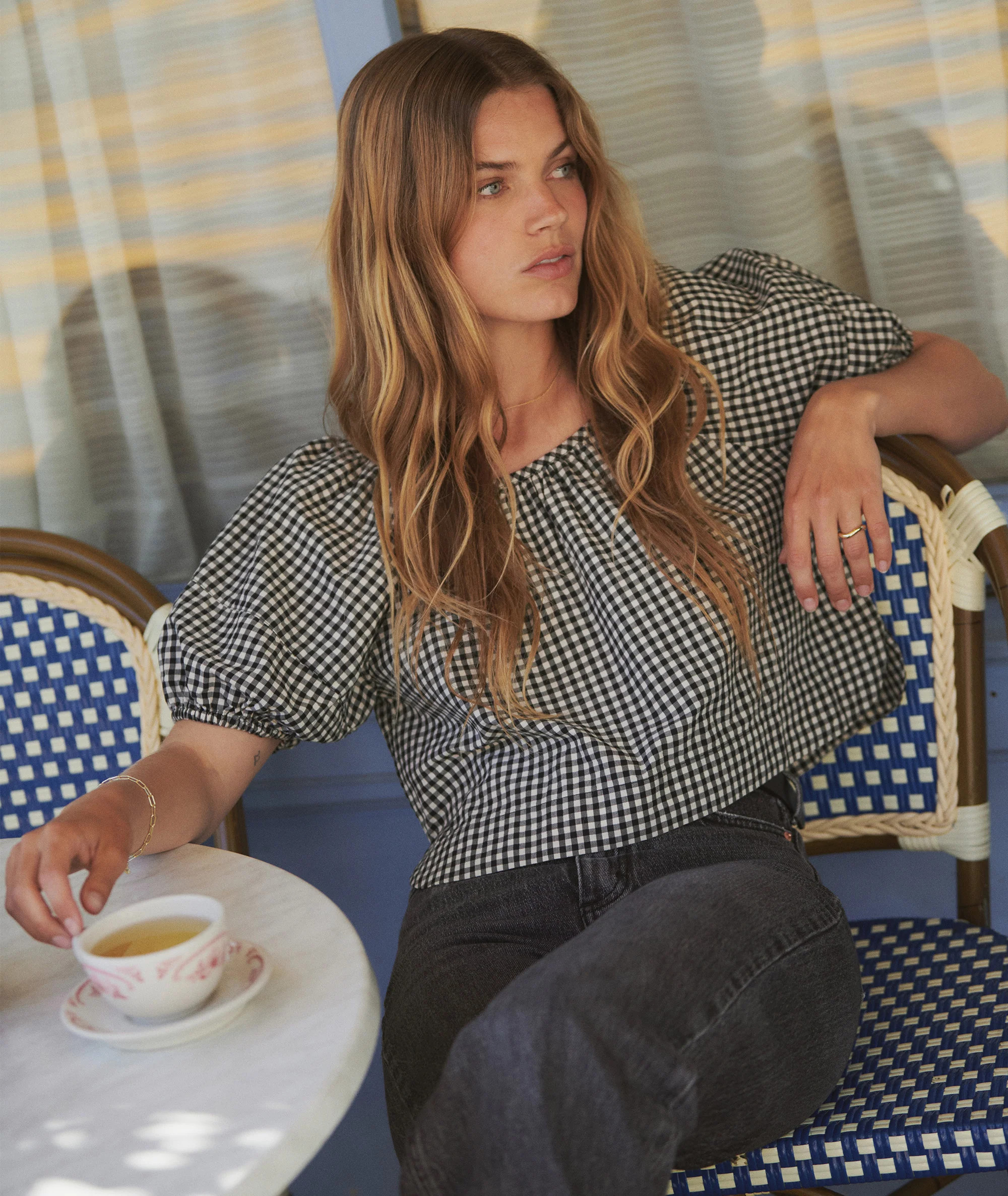 Gia Poplin Blouse | Marine Layer