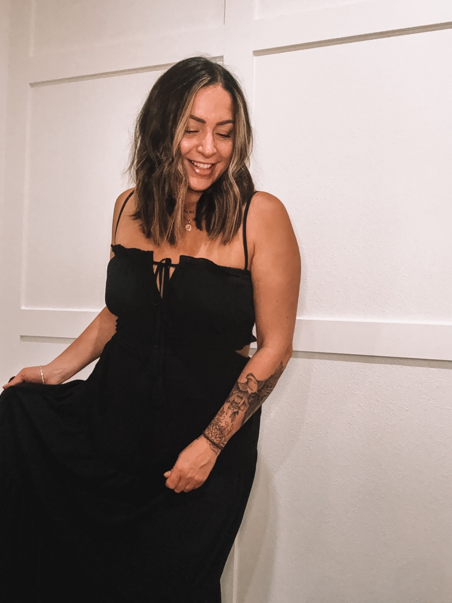 Backless black dress

#LTKTravel #LTKParties #LTKSeasonal