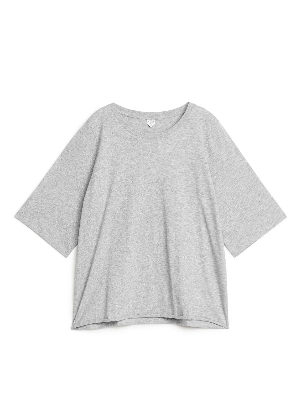 Drapy Cotton T-Shirt | ARKET (US&UK)