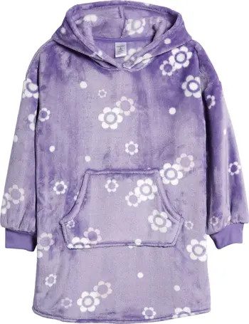 Nordstrom Kids' Oversize Fleece Sleeper Hoodie | Nordstrom | Nordstrom