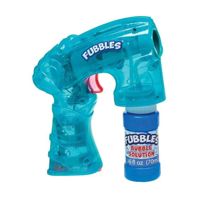Fubbles Light-Up Bubble Blaster + Bubble Solution 2.36 Fl Oz Colors May Vary | Walmart (US)
