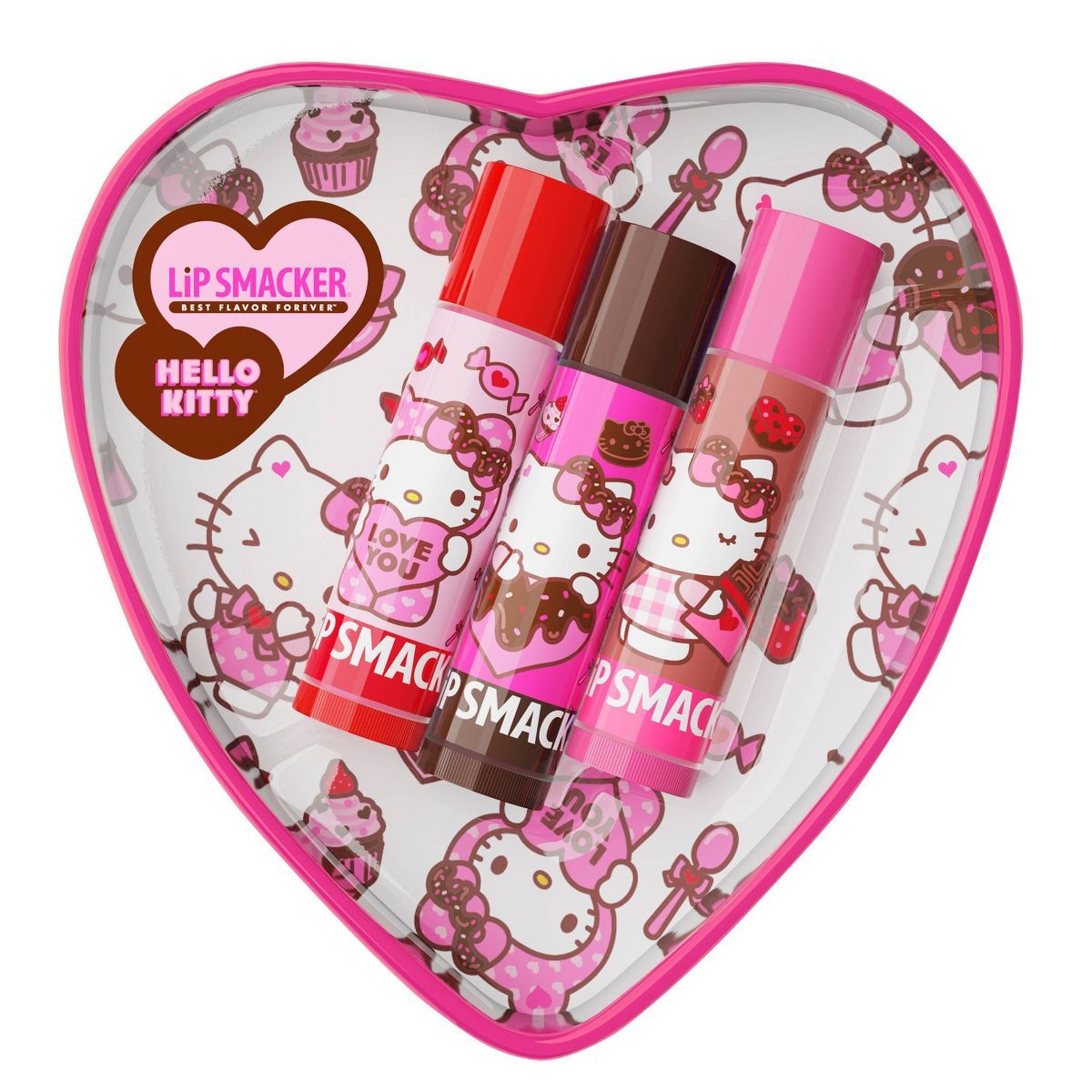 Lip Smacker Lip Balm Heart Tin - 1.3oz/3pc | Target