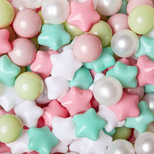 GOGOSO Ball Pits Balls Toddlers 50 100 200 500 Plastics Shape Ball Non-Phthalate Non-BPA Non-Toxi... | Amazon (US)