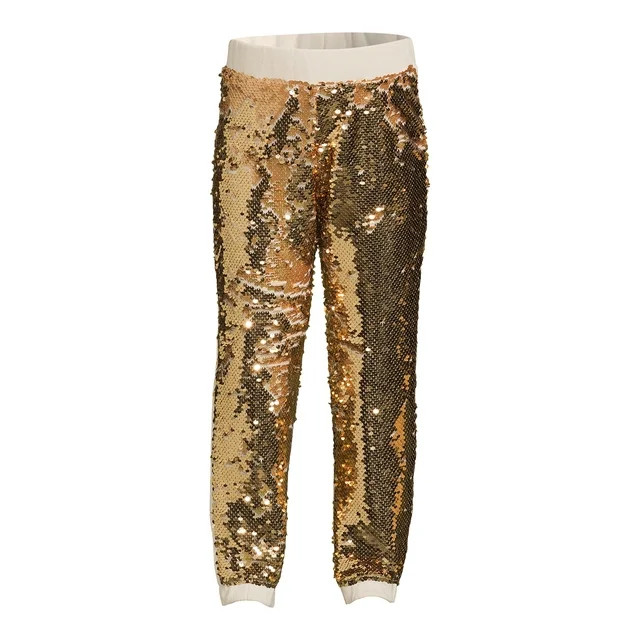 365 Kids by Garanimals Girls Sequin Jogger, Sizes 4-10 - Walmart.com | Walmart (US)