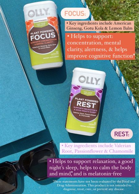New @ollywellness adaptogen supplements available at Target 

#OLLYAmbassador #OLLYSponsored #Target #TargetPartner