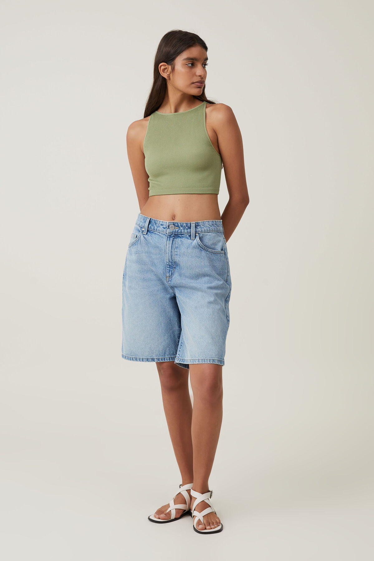 Seamless Benni High Neck Tank | Cotton On (US)