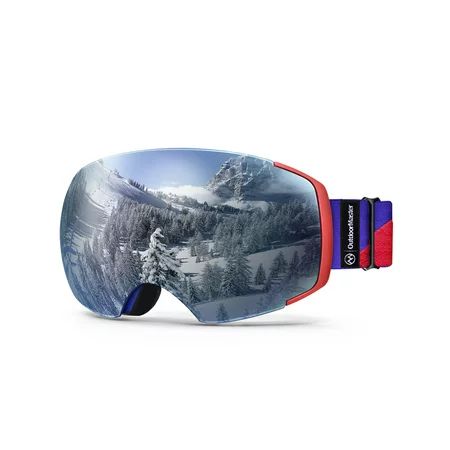 OutdoorMaster Ski Goggles PRO Frameless Interchangeable Lens Snow Goggles UV400 | Walmart (US)