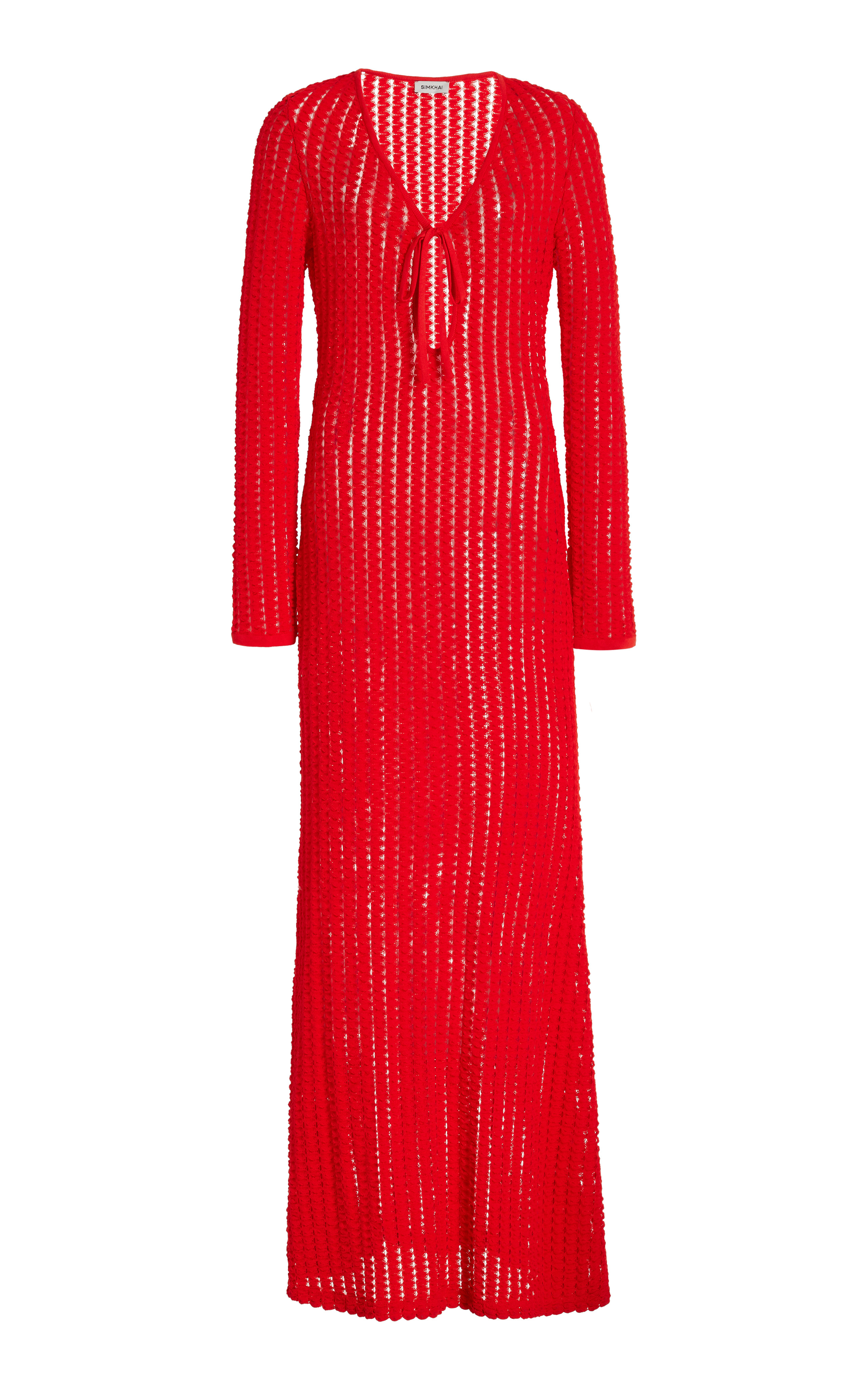 Elton Open-Knit Maxi Dress | Moda Operandi (Global)