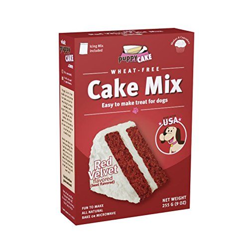 Puppy Cake Wheat-Free Red Velvet Cake Mix and Icing Mix for Dogs | Amazon (US)
