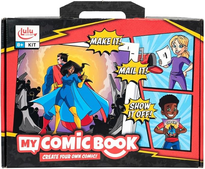 Lulu Jr. My Comic Book Making Kit, Multicolor, 6.75" x 10.25" | Amazon (US)