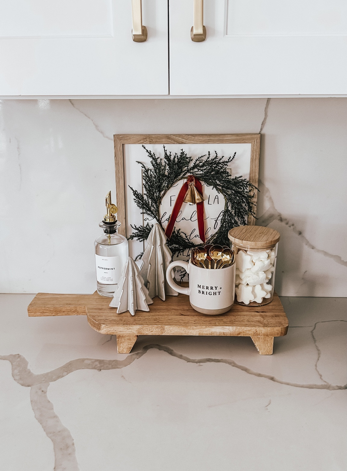 Christmas coffee station #coffeebar #holidaycoffeebar #coffeenook #coffeestation #christmasmug #christmasdecor #christmaskitchendecor #riser #coffeesyrupdispenser #christmasprint #neutralchristmasdecor #target 

#LTKhome #LTKunder50 #LTKHoliday