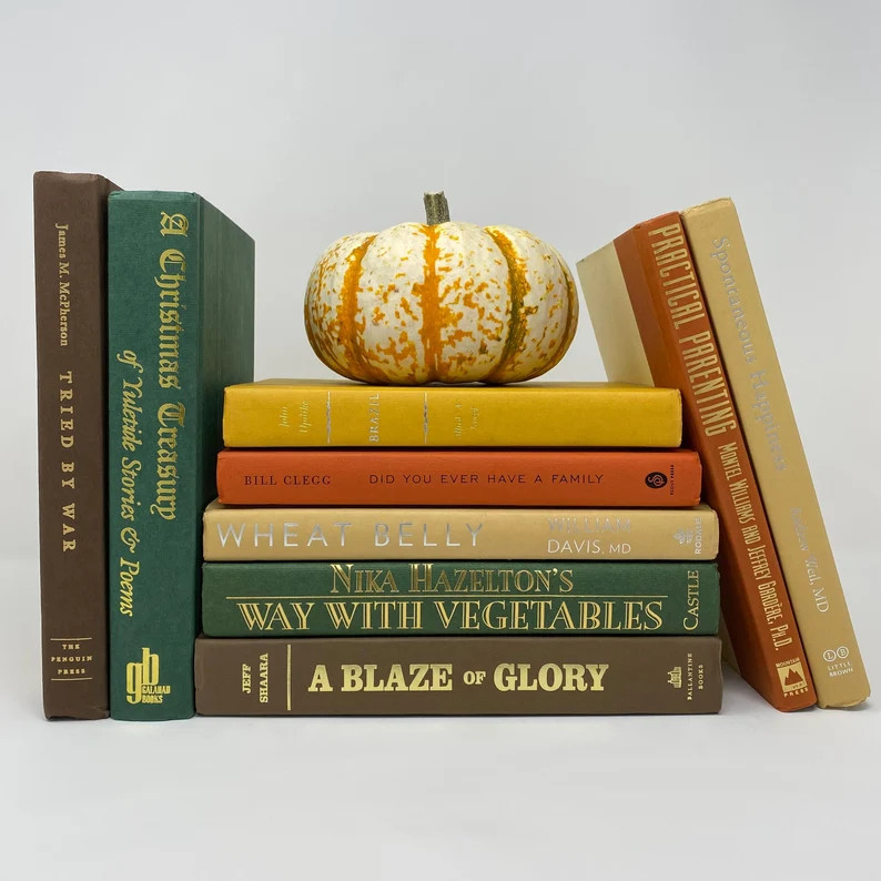 Modern hardback books in dark green | decorative books by color | gently used real books | price ... | Etsy (US)