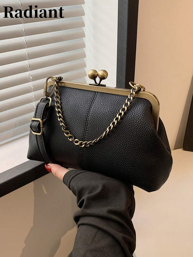 Kiss Lock Bag | SHEIN