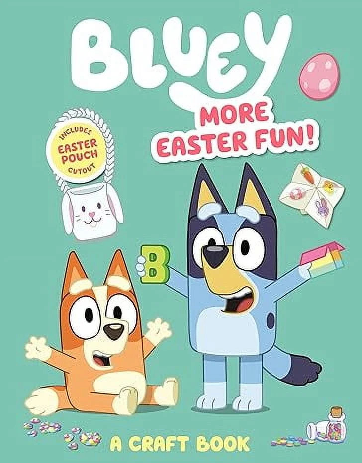 Bluey: More Easter Fun!: A Craft Book (Paperback) | Walmart (US)