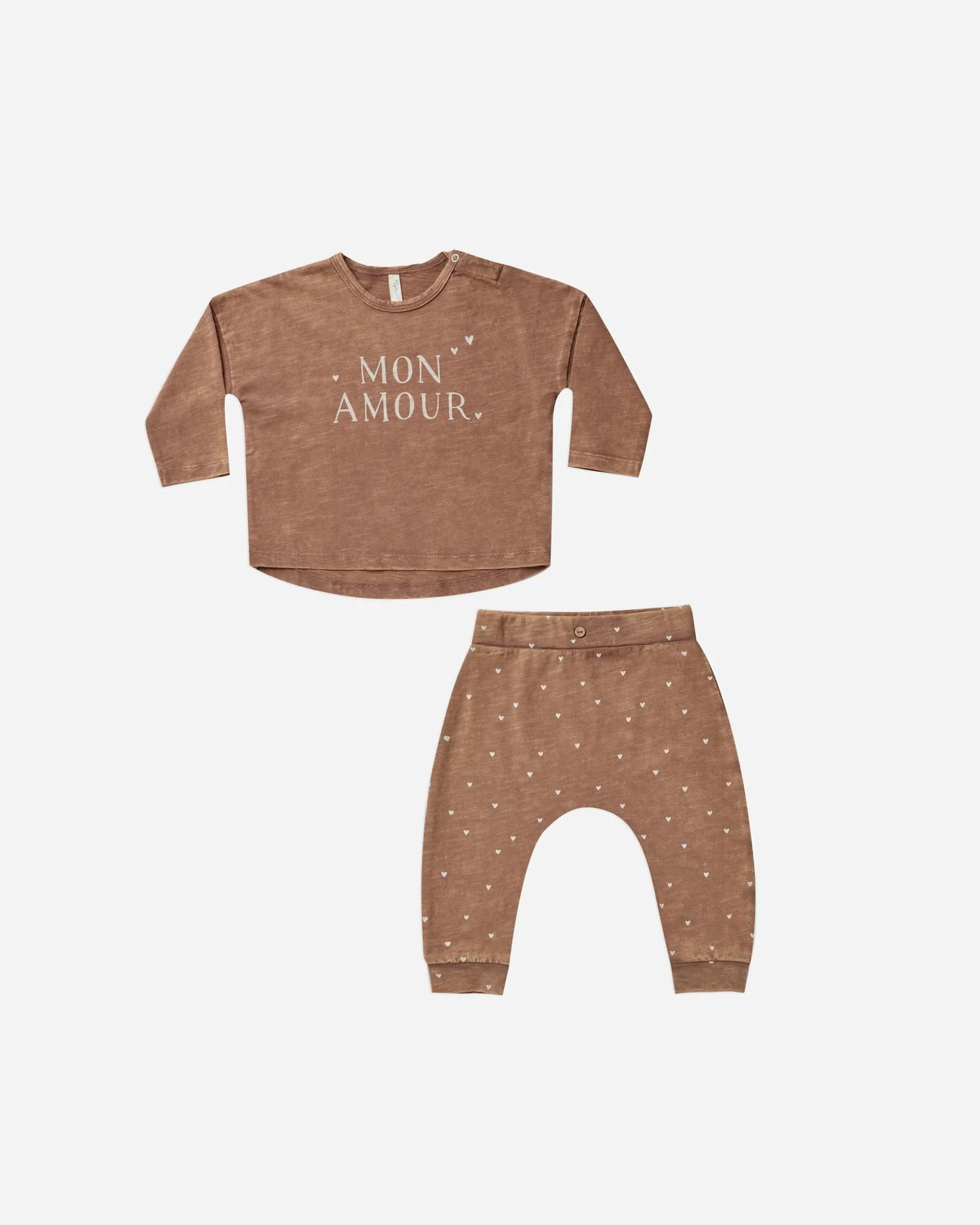 long sleeve tee + pant set || mon amour | Rylee + Cru