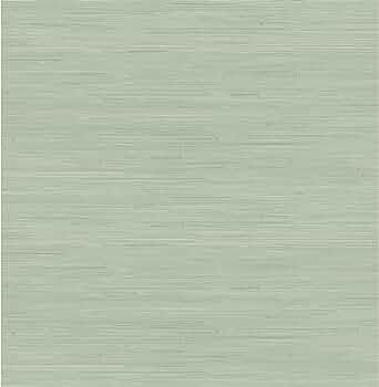Society Social Classic Faux Grasscloth Peel and Stick Wallpaper, Sage | Amazon (US)