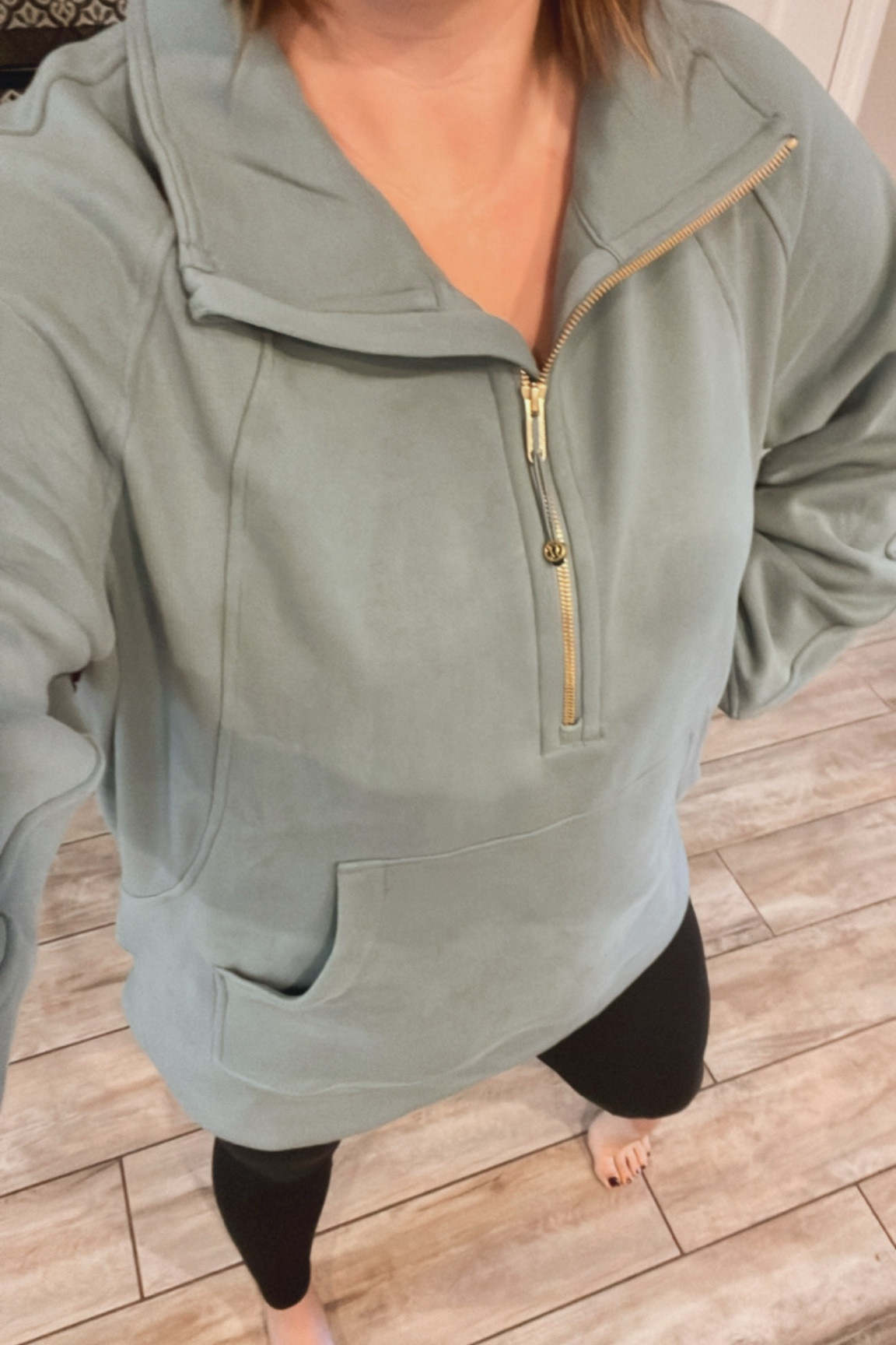 Lululemon Scuba Half Zipped Oversized Funnel Neck. I’m wearing an L/XL for an oversized fit. Comes in other colors. Super comfy and trendy. I love the gold zipper  

#LTKFitness #LTKStyleTip #LTKMidsize