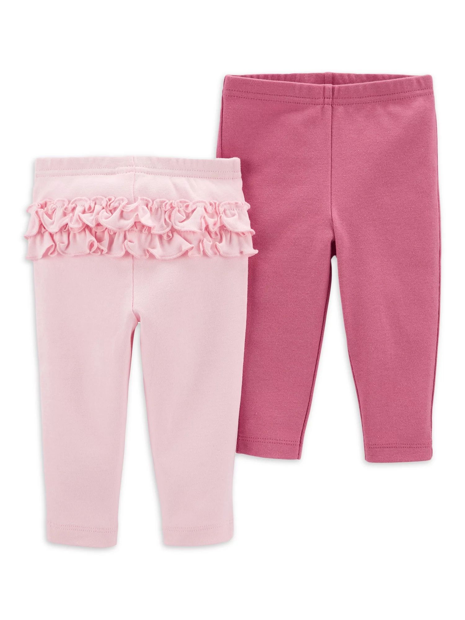 Carter's Child of Mine Baby Girls Pink Pant, 2-Pack, Sizes 0 Months - 12 Months - Walmart.com | Walmart (US)