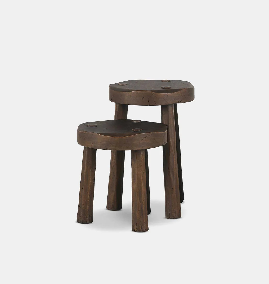 Maha Accent Stool S/2 | Shoppe Amber Interiors | Amber Interiors
