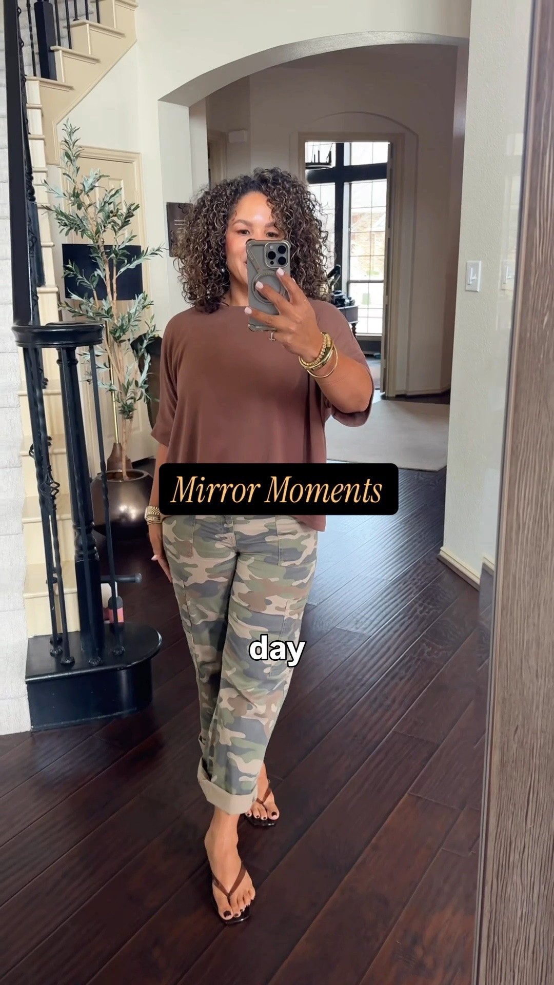 Camo pants are always in trend in my world!! Love this outfit! 