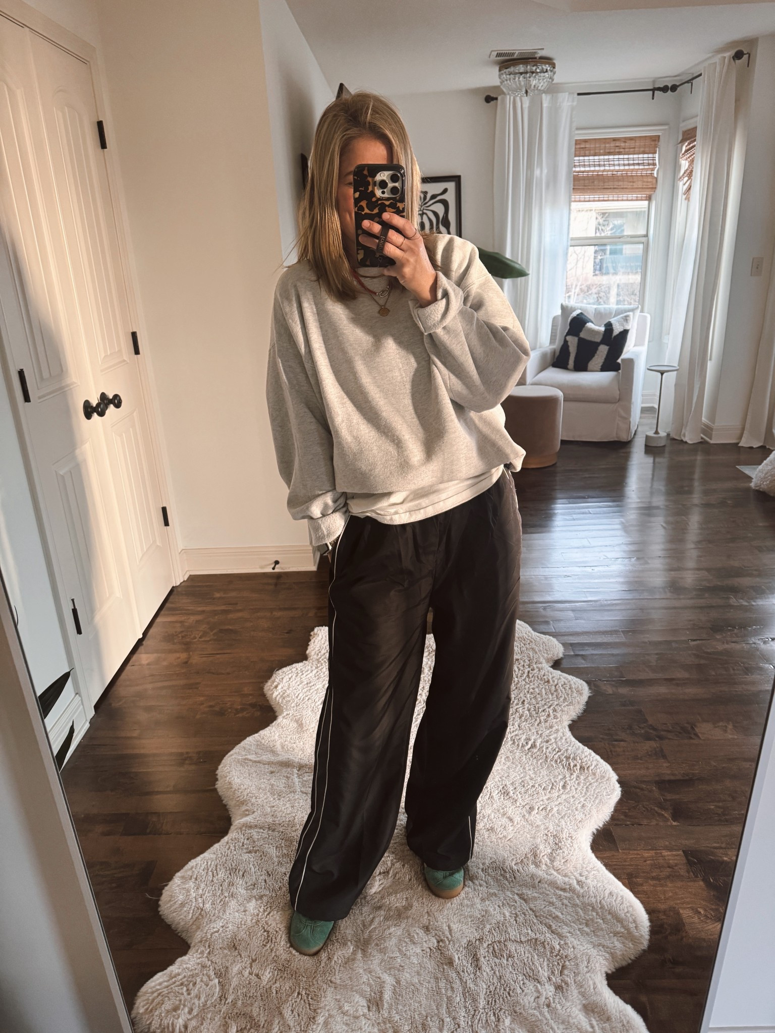 Track pants for $20! I’m wearing size small  

#LTKdayinmylife #LTKOver40