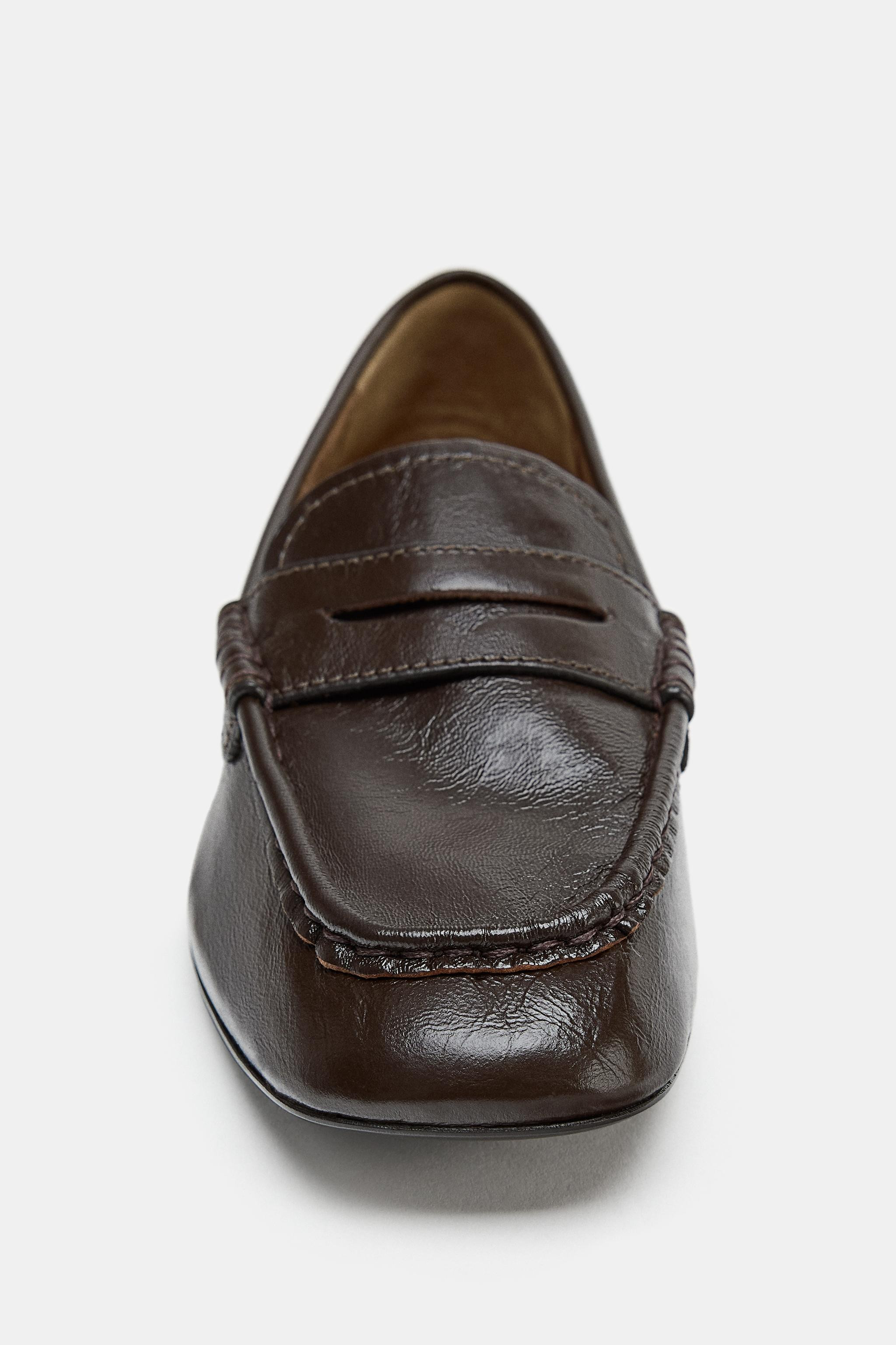 SOFT LEATHER LOAFERS | Zara US