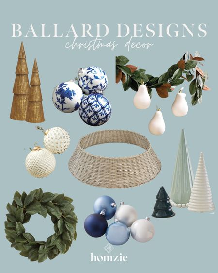 I am loving the coastal colors in Ballard Christmas Decor collection! These ornaments & tree collar are winners! 

#LTKHoliday #LTKhome #LTKHolidaySale