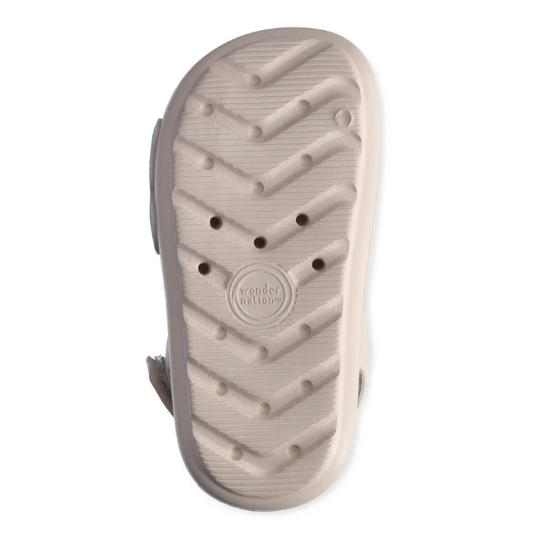Wonder Nation Toddler Girls EVA Icon Slide Sandals | Walmart (US)