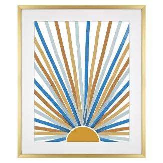 20&#34; x 24&#34; Matted to 16&#34; x 20&#34; Thin Poster Frame Brass - Room Essentials&#8482; | Target