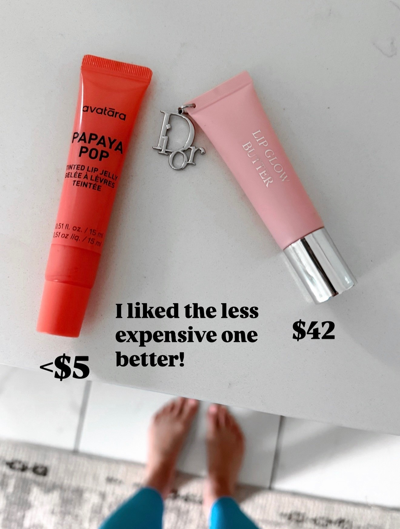 DIOR lip glow butter or Papaya Pop. I like the less expensive one better 

#LTKOver40