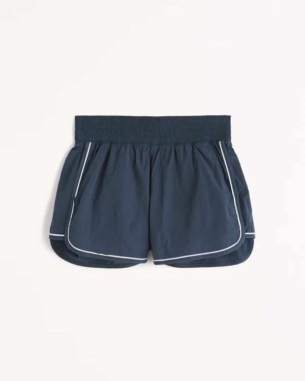 YPB Lined Nylon Running Shorts | Abercrombie & Fitch (US)