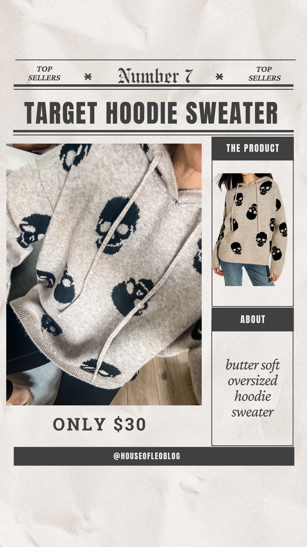 XS sweater hoodie. Target style.

#LTKOver40